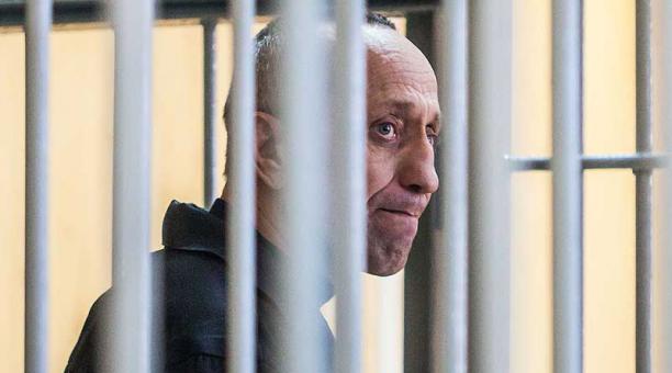 Mijaíl Popkov cumplirá una segunda cadena perpetua. Foto: AFP