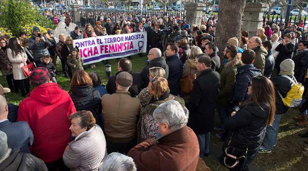 En Cantabria, España, hubo una manifestación la mañana de este 3 de enero del 2019. Foto: EFE