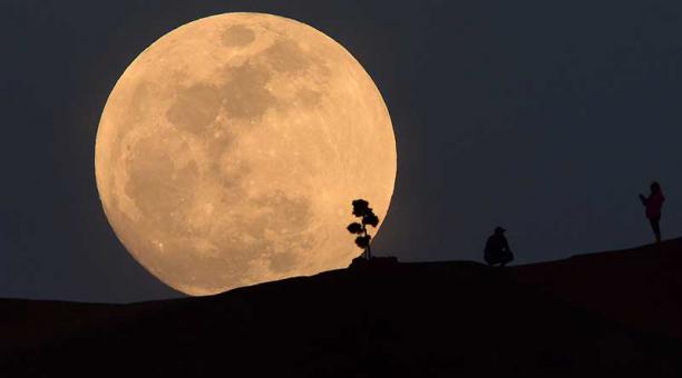 Los eclipses totales de Luna pueden ocurrir dos o tres veces por año. Foto: archivo AFP