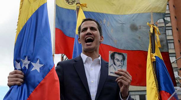 Juan Guaidó es jefe de la Asamblea de Venezuela, de mayoría opositora. Foto: AFP