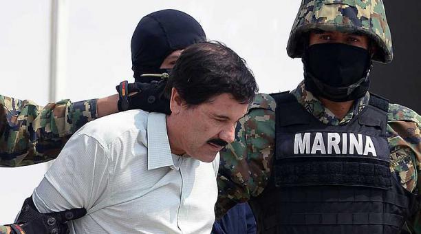 Joaquín 'El Chapo' Guzmán es acusado de 10 delitos de narcotráfico, posesión de armas y lavado de dinero. Foto: archivo / AFP