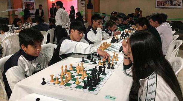 La mañana de este 8 de marzo del 2019 se concentraron los estudiantes participantes en el intercolegial de ajedrez, organizado por San José La Salle. Fotos: Betty Beltrán /ÚN