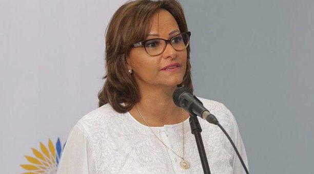 A la presidenta de la Asamblea, Elizabeth Cabezas, le grabaron una conversación. Foto: Foto: Twitter Asamblea Nacional