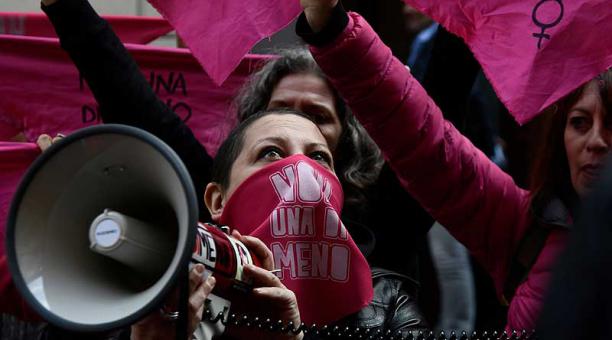 Recientemente hubo protestas feministas en Roma, Italia, por el Día de la Mujer. Foto: AFP