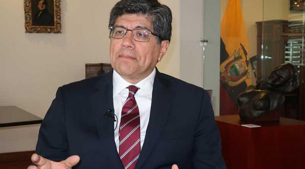 José Valencia, canciller de la República, en rueda de prensa habló del tema. Foto: archivo / ÚN