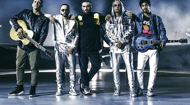 La banda mexicana promociona su nuevo sencillo, en colaboración con Wisin y Yandel. Foto: cortesía Westwood / Sony Music