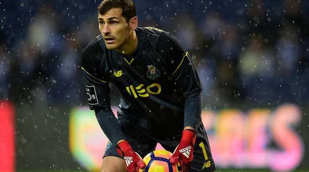 Iker Casillas sufrió un infarto en el entrenamiento matinal del Oporto, este 1 de mayo del 2019. Foto: archivo / AFP