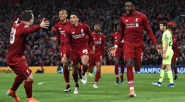 El Liverpool jugó sin sus dos estrellas, Mohamed Salah y Roberto Firmino. Foto: AFP