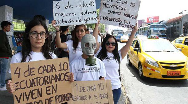 Los voluntarios saldrán a las calles de todo el país con pancartas que visibilizan las problemáticas del cáncer. Foto: Eduardo Terán / ÚN