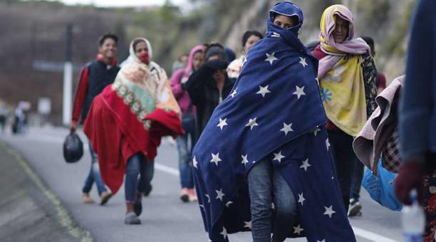Imagen referencial. Decenas de ciudadanos venezolanos llegan todavía a diario a Ecuador a través de la frontera con Colombia. Foto: archivo / ÚN