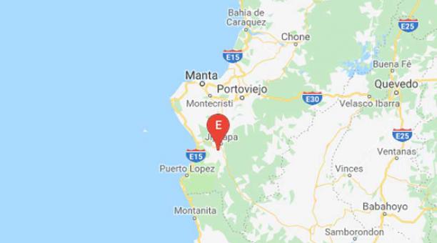 El temblor de este 29 de mayo se registró a las 06:18 en la ciudad de Jipijapa, provincia de Manabí. Foto: captura