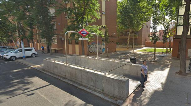 Esta es la estación del Metro de Madrid donde el ecuatoriano habría cometido los delitos sexuales por los cuales fue condenado. Foto: captura Google Street View
