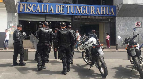 En La Fiscalía de Tungurahua se llevó a cabo el proceso. Foto: archivo / ÚN