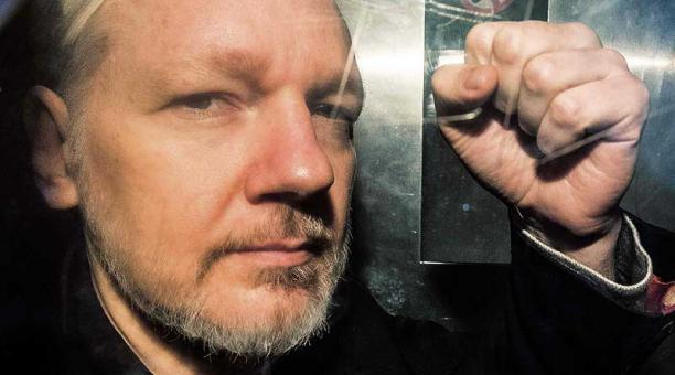 Julian Assange permanece detenido en la prisión de Belmarsh, en el sur de Londres. Foto: AFP