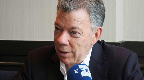 El expresidente Juan Manuel Santos es ahora parte de la Comisión Global sobre Políticas de Drogas. Foto: EFE