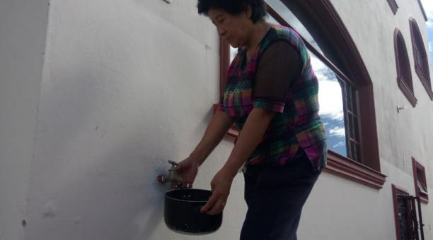 María Zambrano, moradora de La Moya, ha sufrido el desabastecimiento. Foto: Cortesía / ÚN