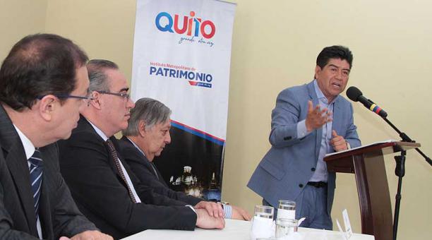 El alcalde Jorge Yunda se reunió ayer, 31 de julio del 2019, con comerciantes minoristas. Foto: Eduardo Terán / ÚN