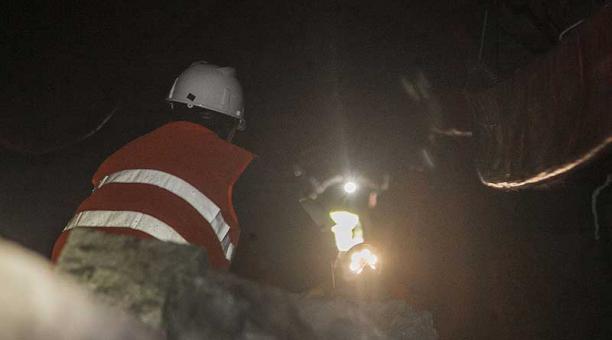 La explosión sucedió dentro de un complejo minero, en Zaruma, provincia de El Oro. FOto: cortesía