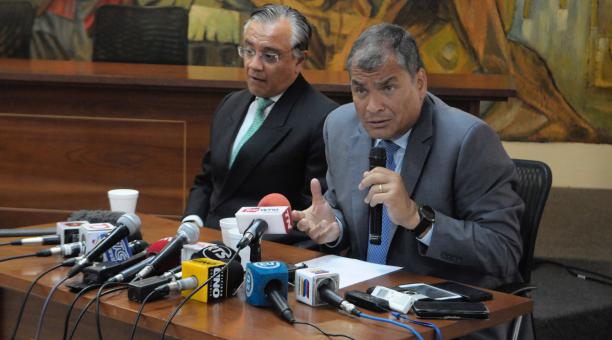 Rafael Correa afronta una glosa por USD 9,6 millones. Foto: archivo / ÚN