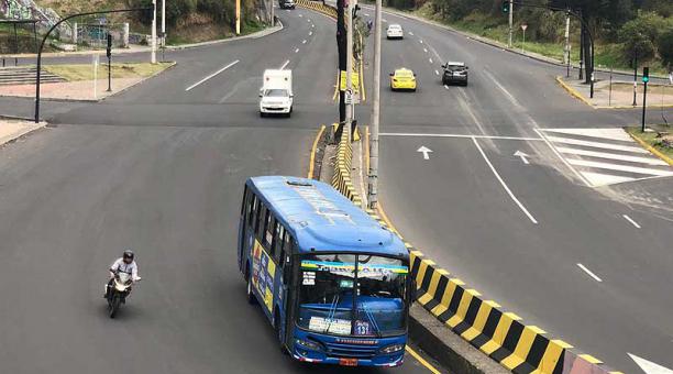 Este 10 de octubre del 2019 la circulación de buses es escasa. Foto: Eduardo Terán / ÚN