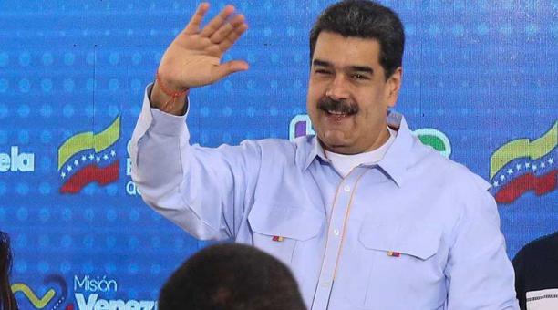 En un comunicado oficial, Maduro destaca la “lección de dignidad que han dado los más humildes de la sociedad ecuatoriana”. Foto: EFE / Presidencia Venezuela