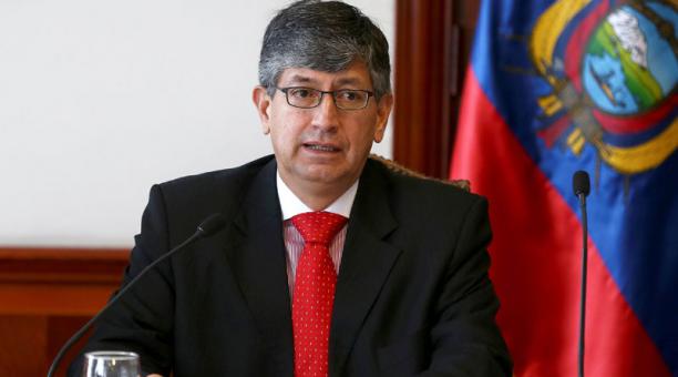 El viceministro Carlos Velasteguí, ayer.