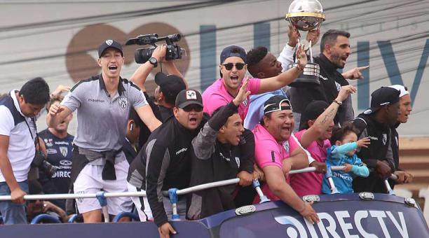 Los festejos del campeón la Copa Sudamericana 2019. Foto: Diego Pallero / ÚN