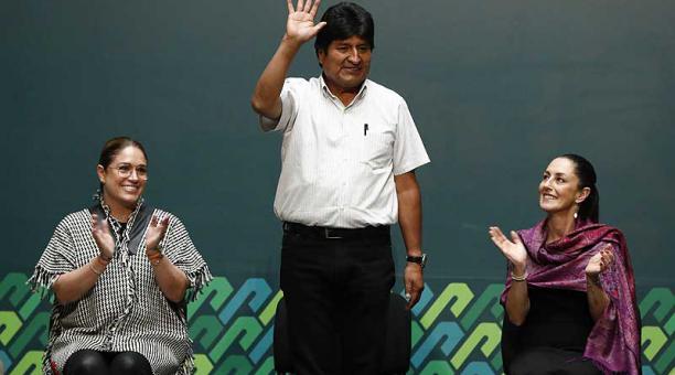 En México, Evo Morales fue nombrado “huésped distinguido”. Foto: EFE