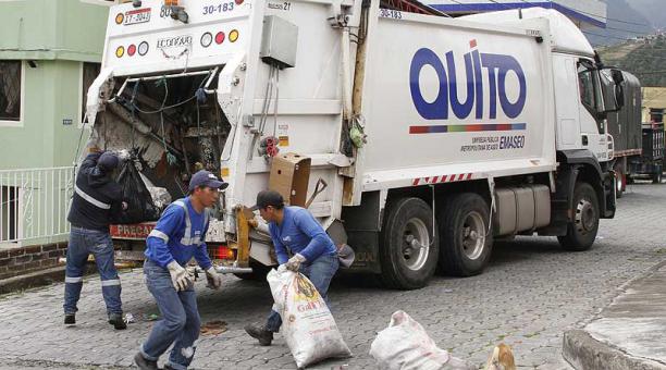 La recolección de desechos se extenderá en Quito por las fiestas. Foto: ÚN