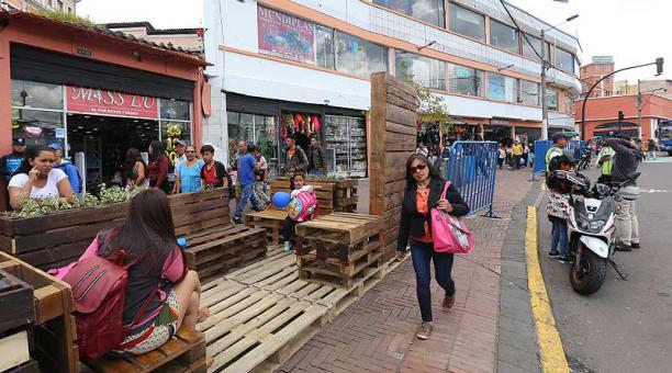 Los espacios públicos en el sector de La Marín fueron intervenidos. Foto: Edwing Encalada / ÚN
