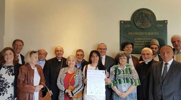 El pasado 4 de diciembre del 2019 se ratificó la declaración de 'Zona de Convivencia Interreligiosa' en la Universidad Católica de Montevideo, en Uruguay. Foto: Twitter Diócesis de San José