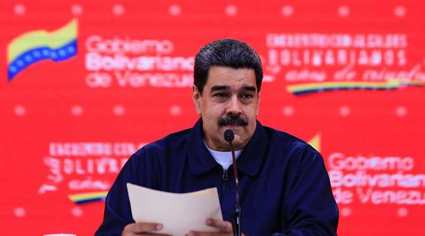 Durante un acto del Gobierno, Nicolás Maduro aseguró que algunos de los venezolanos que emigraron "sufrieron la xenofobia en el mundo". Foto: EFE