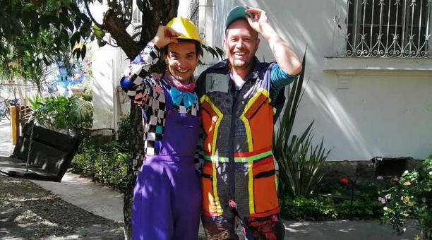 Charly Circus y Nito Paya estarán en los festejos por el Día del Payaso ecuatoriano. Foto: Sara Oñate / ÚN