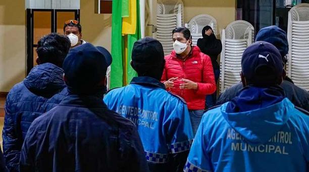 Autoridades del cantón Mejía planifican la flexibilización de las medidas de restricción. Foto: cortesía