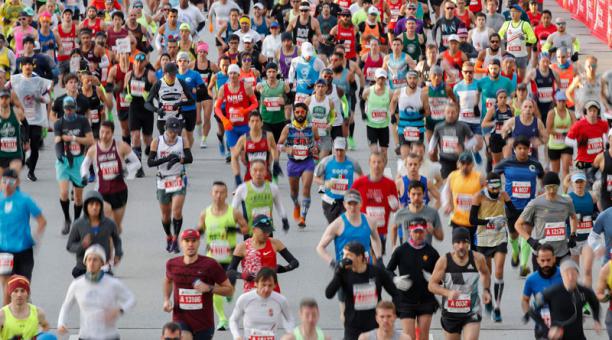 La afamada maratón de Chicago, en Estados Unidos, fue cancelada en su edición de este 2020. Foto: Archivo / AFP