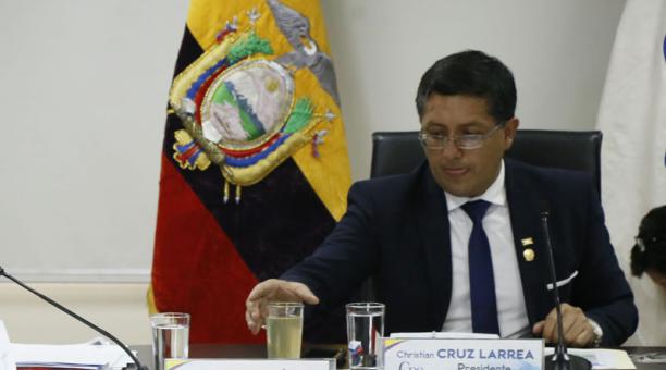Christian Cruz, al presidente del Cpccs. Foto: Archivo / EL COMERCIO