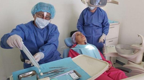 La atención odontológica se inició esta semana en la Unidad de Salud Norte. Foto: cortesía Municipio de Quito