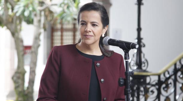 La ministra de Gobierno, María Paula Romo. Mario Faustos / ÚN
