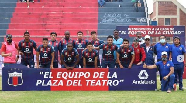 Deportivo Quito, cinco veces campeón de Ecuador, ahora milita en la Segunda Categoría. Foto de la cuenta de Instagram sdquito