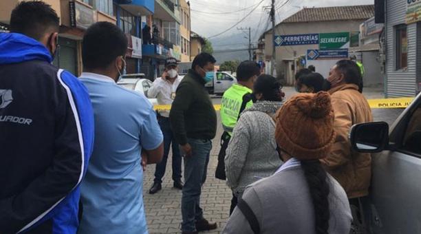 Los cuerpos fueron hallados en un departamento de las calles Pizarro y Orellana, en Pifo. Foto: cortesía de la Policía Nacional