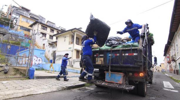 Emaseo informó que 430 'soldados azules’ se distribuirán en el Distrito Metropolitano de Quito, el domingo 7 de febrero del 2021. Foto: cortesía Emaseo