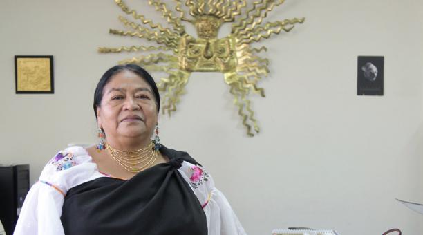 Estelina Quinatoa Cotacachi fue una de las galardonadas. Foto: Archivo / ÚN