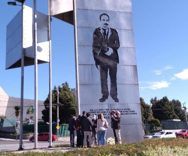 En la avenida América está el monumento de José Martí. Foto: Facebook Embajada de Cuba en Ecuador