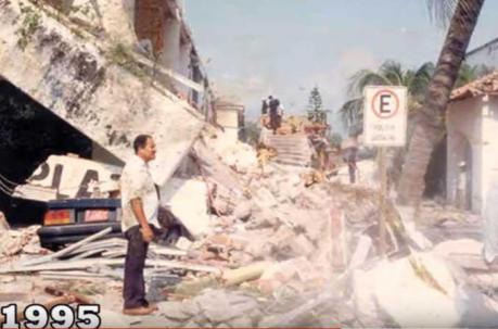 Sismo de 1995 en las costas de Colima. Foto: Archivo