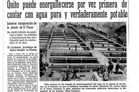 En 1957 se inaugura la nueva planta de El Placer. Foto: Archivo / EL COMERCIO