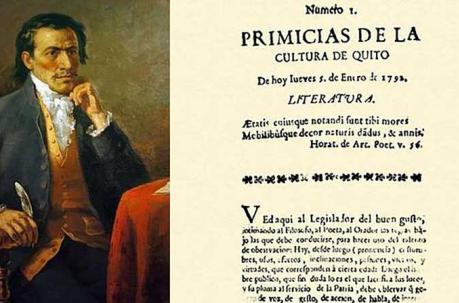 El primer periódico del actual Ecuador fue Primicias de la Cultura.