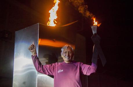 Encendido de la llama olímpica Foto: Armando Prado / ÚN
