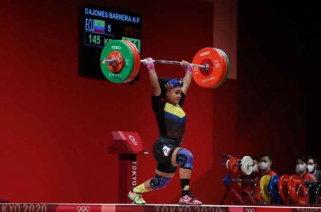 Neisi Dajomes es la primera mujer ecuatoriana en ganar una medalla olímpica. Foto: Comité Olímpico Ecuatoriano