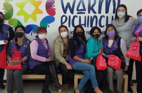 Las capacitaciones son continuas para acompañar a más mujeres. Foto: cortesía Prefectura de Pichincha