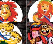 Cuatro son los dibujos escogidos para la votación de la mascota oficial de El Nacional. Fotos: @elnacionalec